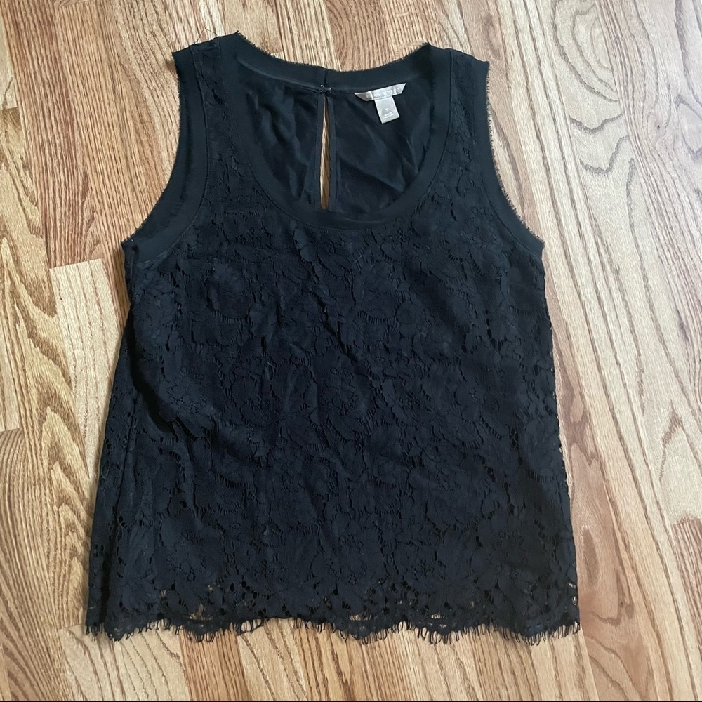 BANANA REPUBLIC Laced Lined Blouse SZS